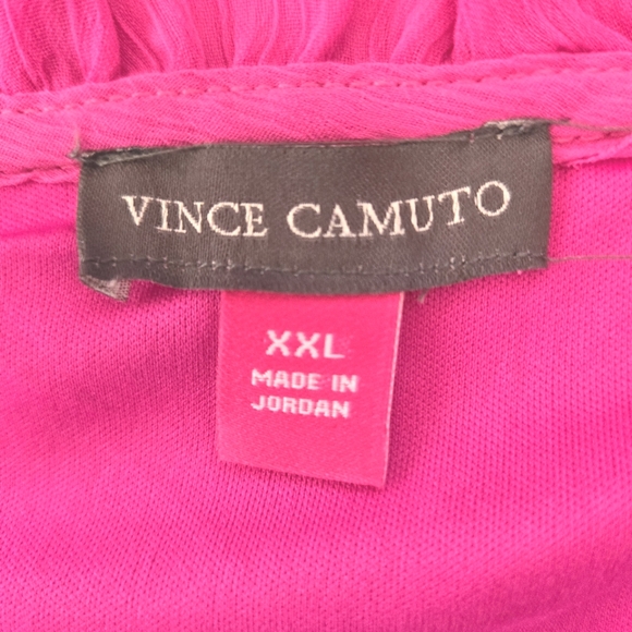 New🏷️ VINCE CAMUTO Arresting Orchid Longsleeve Shift Dress XXL - Picture 6 of 9